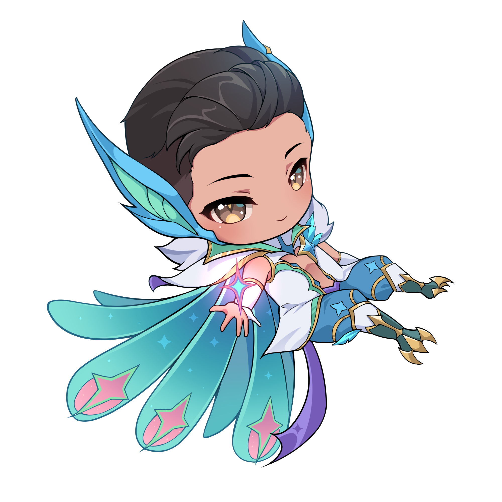 Up to full body + complex BG